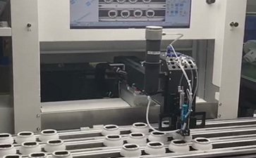 惠州某医疗器械公司非标定制草莓视频污黄色为医疗器械按键涂胶